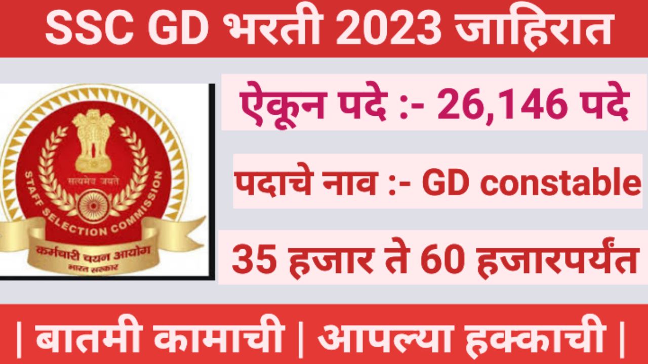 SSC GD Constable Bharti 2023