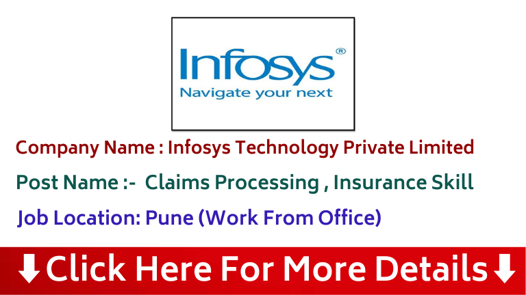 Infosys Pune Walk In Interview Date 2024 | Infosys jobs In Pune 2024 | Walk-in For Experienced- Insurance Skill at Pune on 20th June | Infosys Pune Recruitment 2024