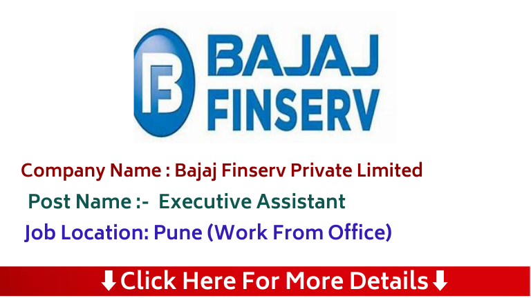 Bajaj Finserv Jobs In Pune 2024