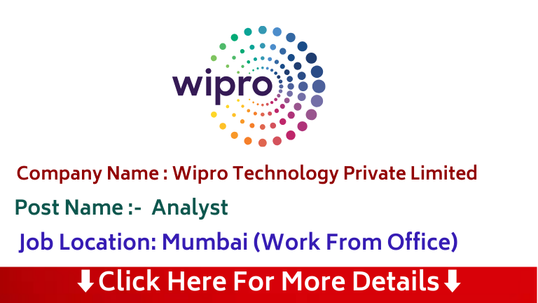 Wipro Jobs In Mumbai 2024