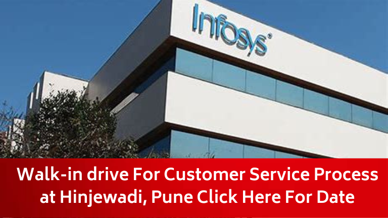 Walk-in drive For Customer Service Process at Hinjewadi, Pune